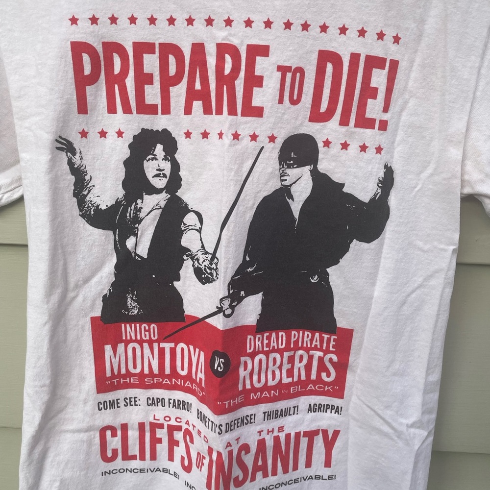 Princess Bride Movie Reference White T Shirt - Picture 3 of 7